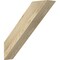 Ekena Millwork 4"W x 18"D x 18"H Traditional Rough Sawn Knee Brace, Douglas Fir BRC04X18X18TRA00RDF - alternate 1